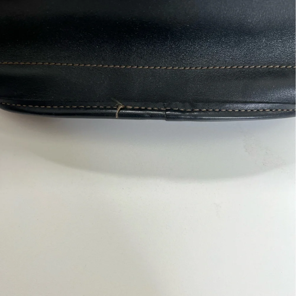 Vintage Coach Bleecker Basket Bag # 9301 in Black Small - Picture 7 of 13